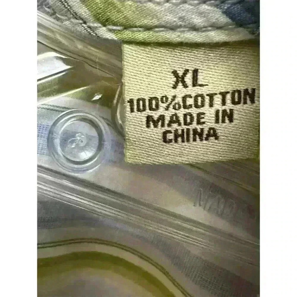 Tommy Bahama Men's XL Striped Floral Long Sleeve Button-Up Shirt Multicolor - Picture 2 of 6